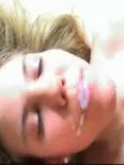 Guy adores drilling chick from behind and filling her mouth